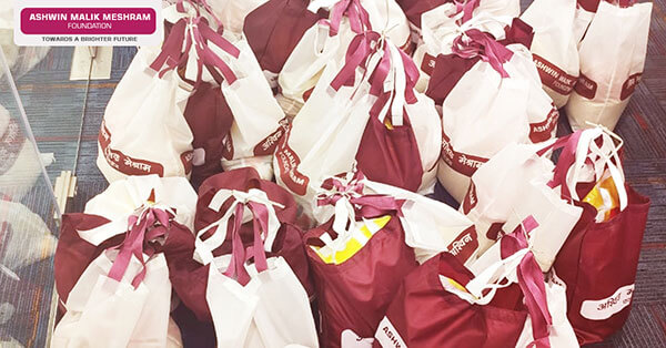 Ashwin Malik Meshram, Ration Donation Drive