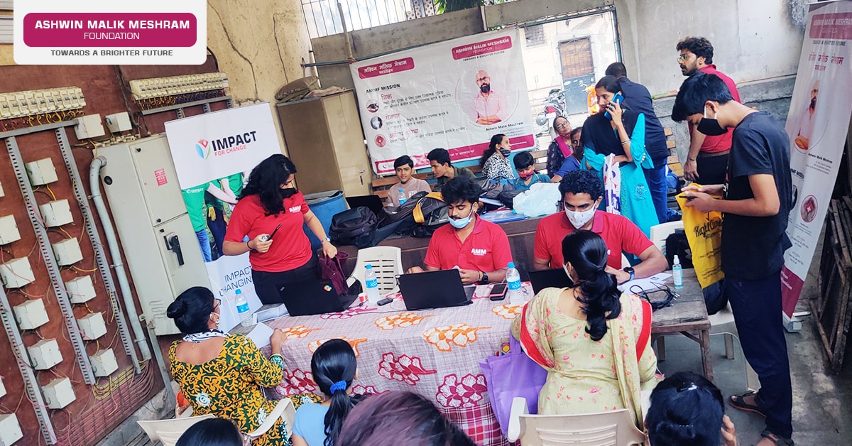 A drive conducted at Nehru Nagar, Kurla by AMM Foundation, in association with Rashmi Indulkar.