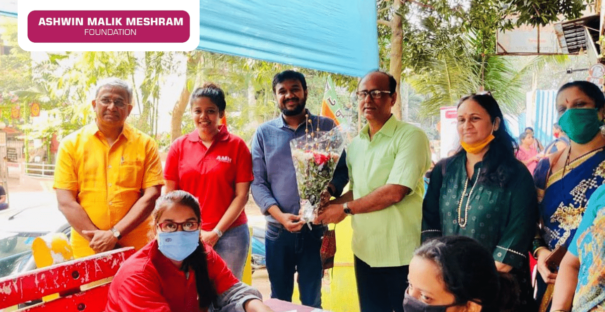 AMM Foundation conducted Pradhan Mantri Jan Dhan Yojana Drive in association with MLA Parag Alavani at Santacruz.