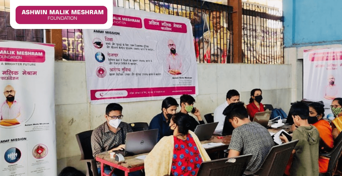 Jan Dhan Yojna Drive Organised by AMM Foundation for women in Takshashila Nagar, Kurla