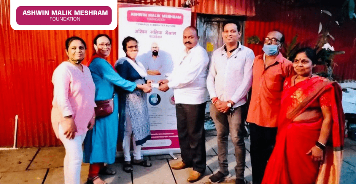 200+ Eshram cards were distributed by AMM Foundation at Sable Nagar, Kurla