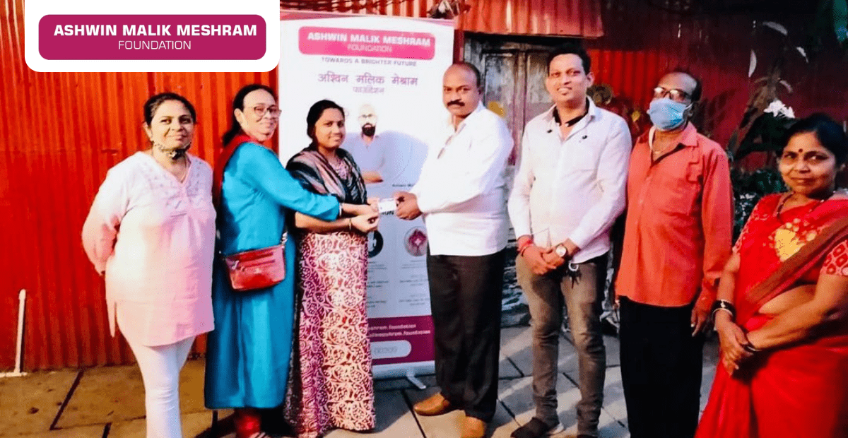 200+ Eshram cards were distributed by AMM Foundation at Sable Nagar, Kurla