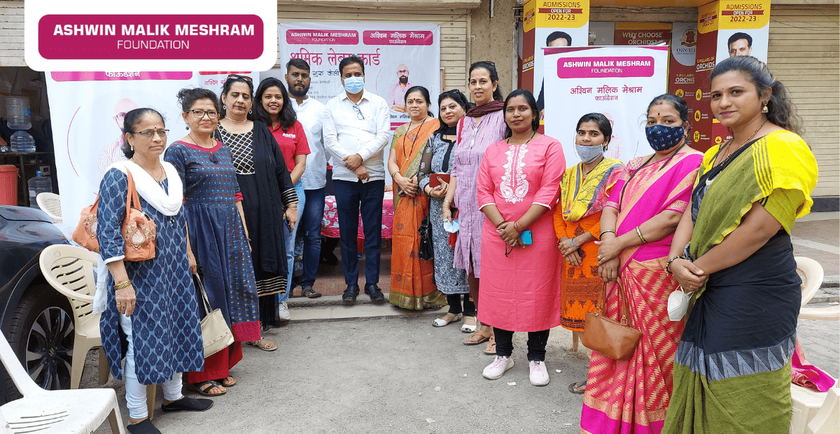 More than 200 beneficiaries were registered in the Eshram Yojana camp conducted by Ashwin Malik Meshram Foundation at Chunabhatti.