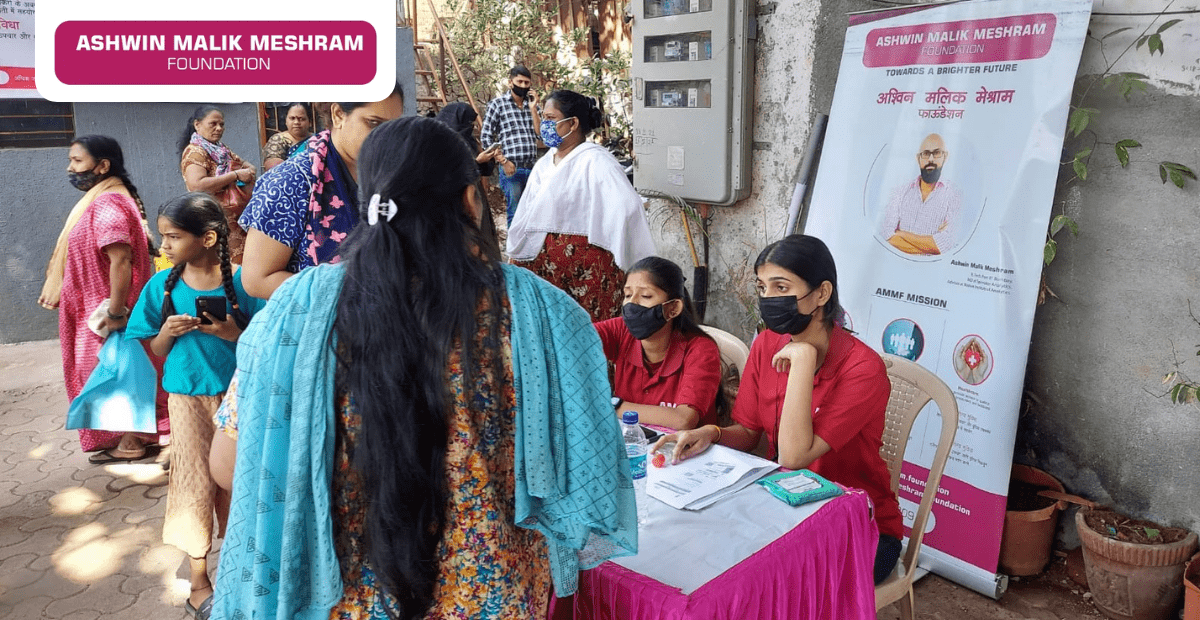 AMM Foundation in association with MLA Ameet Satam and Corporator Rohan Rathod organised an E-Shram Yojana camp at Shivaji Nagar, Andheri West.