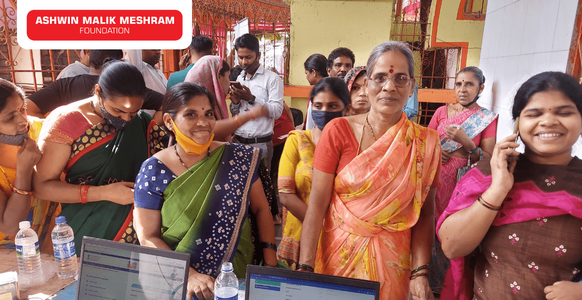 350+ beneficiaries registered in a two-day E-Shram Camp Conducted by AMM Foundation at Chembur.