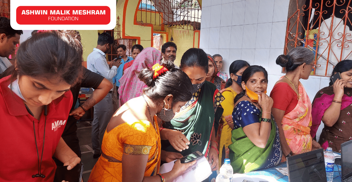 350+ beneficiaries registered in a two-day E-Shram Camp Conducted by AMM Foundation at Chembur.