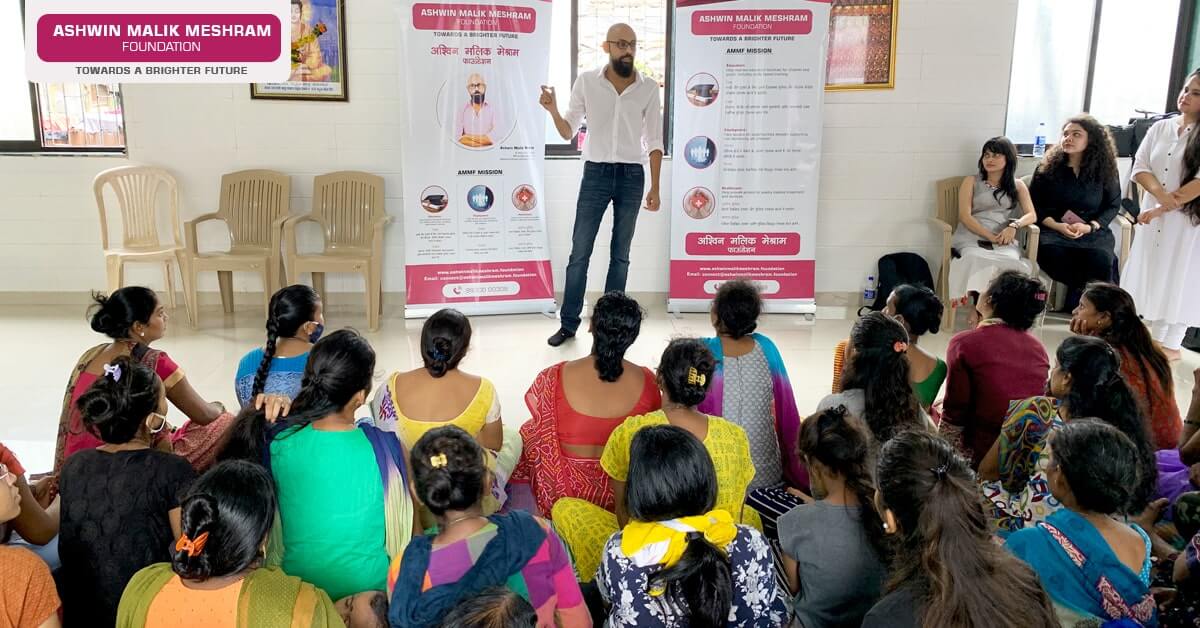 Ashwin Malik Meshram-Sanitary Pad Donation Drive