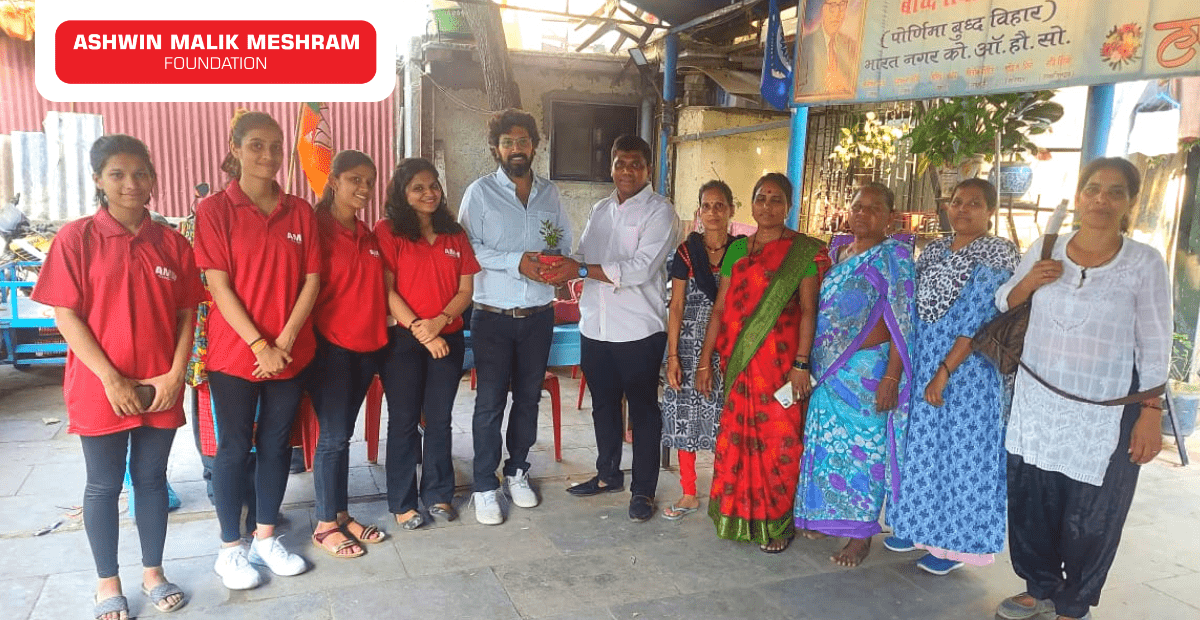 E-Shram Yojna Drive Conducted by AMM Foundation in association with MLA Ameet Satam and Corporator Rohan Rathod at Bharat Nagar, Versova.
