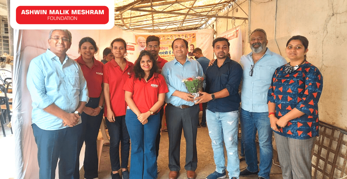 E-Shram Yojna Camp Conducted at Goregaon, East by AMM Foundation in association with Capt. Rakesh Coelho and Hemang Jangla