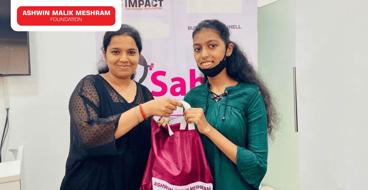 Ashwin Malik Meshram Foundation conducted a seminar on “Menstruation Hygiene Awareness” for teenager girls at their Kurla office.