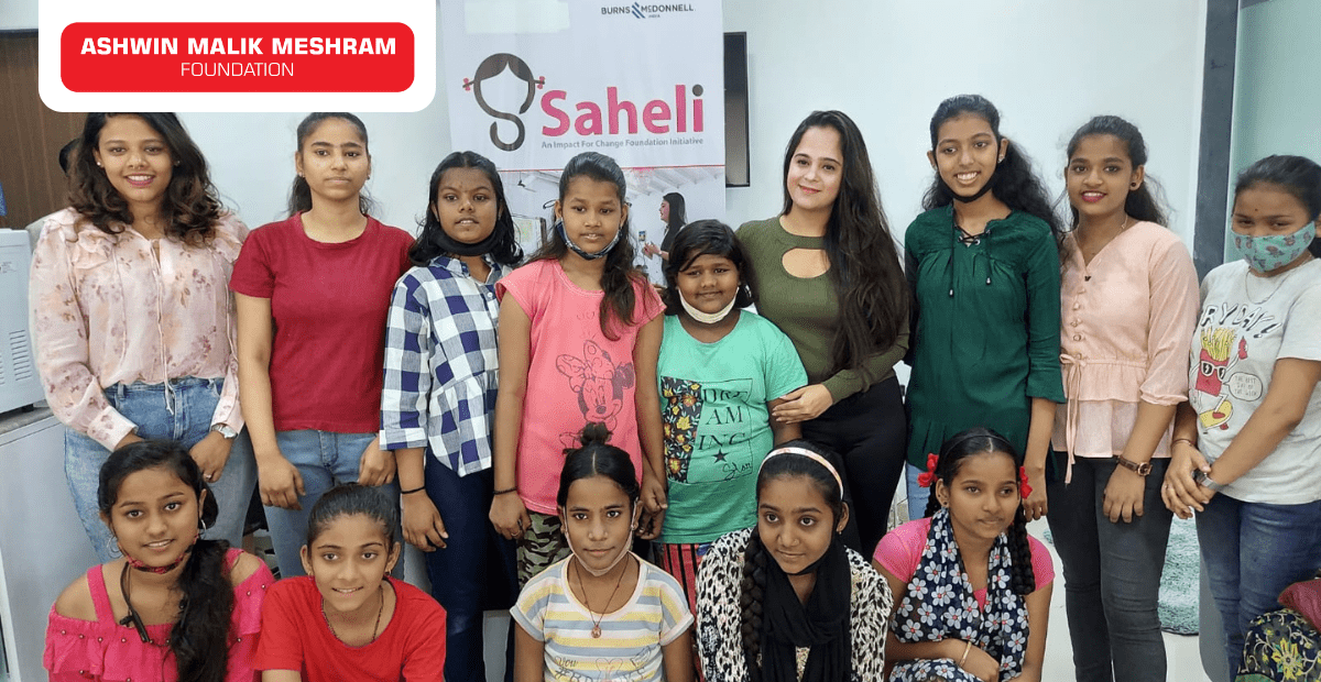 Ashwin Malik Meshram Foundation conducted a seminar on “Menstruation Hygiene Awareness” for teenager girls at their Kurla office.