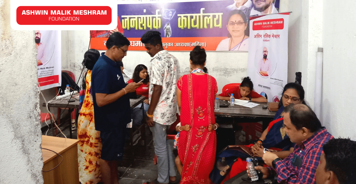 150+ Beneficiaries were registered in the Ayushman Bharat Health Card Camp conducted by AMM Foundation at Mahatma Jyotiba Phule Nagar, Chunabhatti.