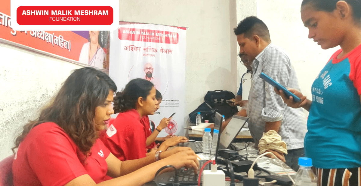150+ Beneficiaries were registered in the Ayushman Bharat Health Card Camp conducted by AMM Foundation at Mahatma Jyotiba Phule Nagar, Chunabhatti.