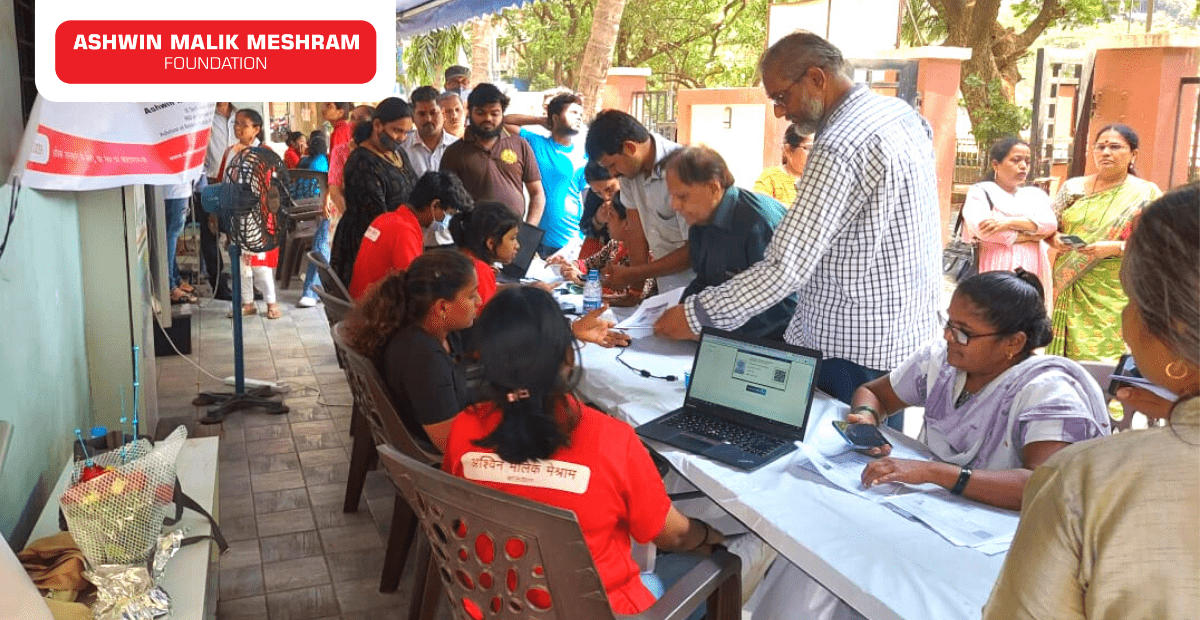400+ beneficiaries were registered in the Ayushman Bharat Health Card Camp conducted by AMM Foundation at Tilak Nagar, Chembur.