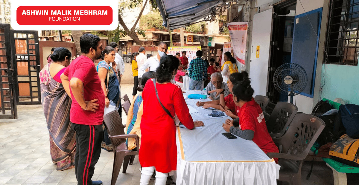 400+ beneficiaries were registered in the Ayushman Bharat Health Card Camp conducted by AMM Foundation at Tilak Nagar, Chembur.