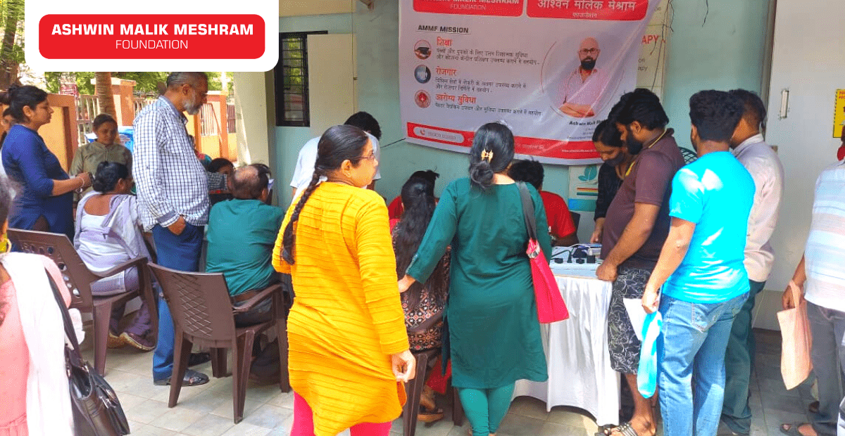 400+ beneficiaries were registered in the Ayushman Bharat Health Card Camp conducted by AMM Foundation at Tilak Nagar, Chembur.