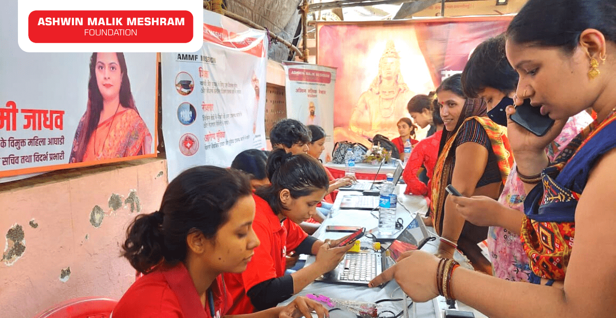200+ beneficiaries were registered in the Ayushman Health Id Camp conducted by AMM Foundation in association with Rashmi Jadhav at J.N. Road, Mulund (West).