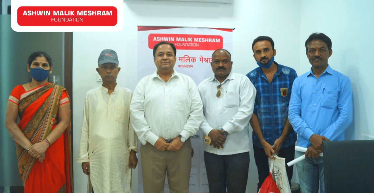 Ashwin Malik Meshram Foundation Distributed Nutrition kits to cancer patients at Kurla.