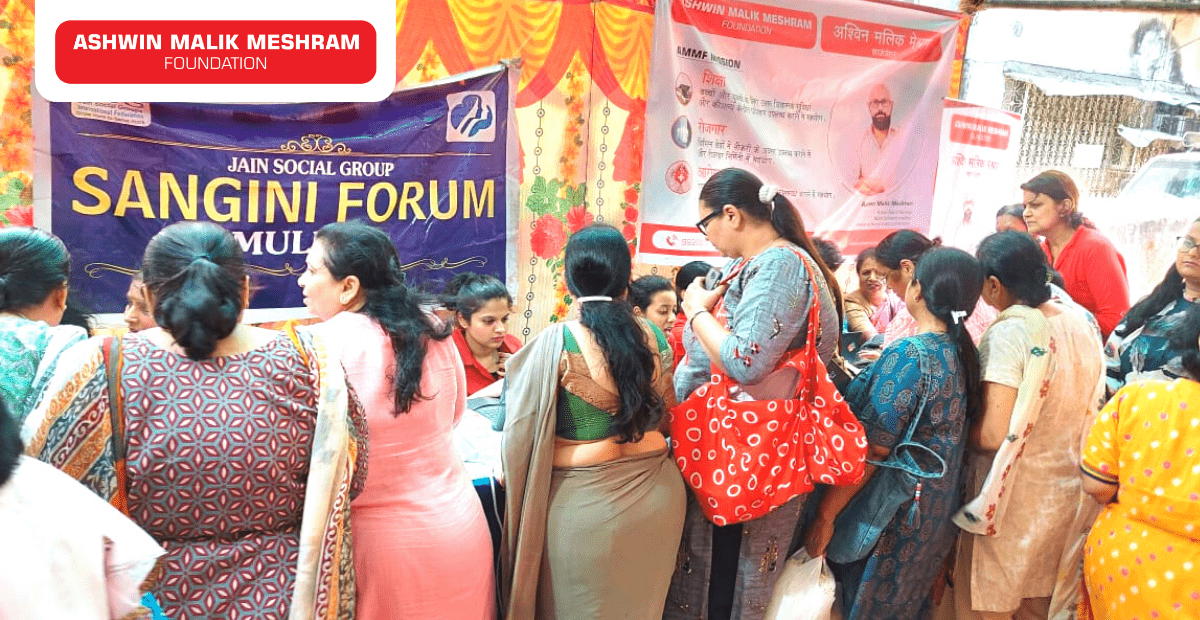 Ayushman Bharat Yojana (PMJAY) Health Card Camp Conducted by AMM Foundation at Mulund (West)