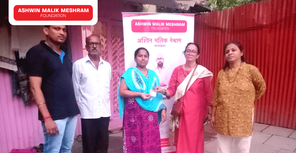 Ayushman Bharat Health Cards were distributed to the beneficiaries through AMMF Volunteers at Agri Samaj, Nehru Nagar, Kurla.