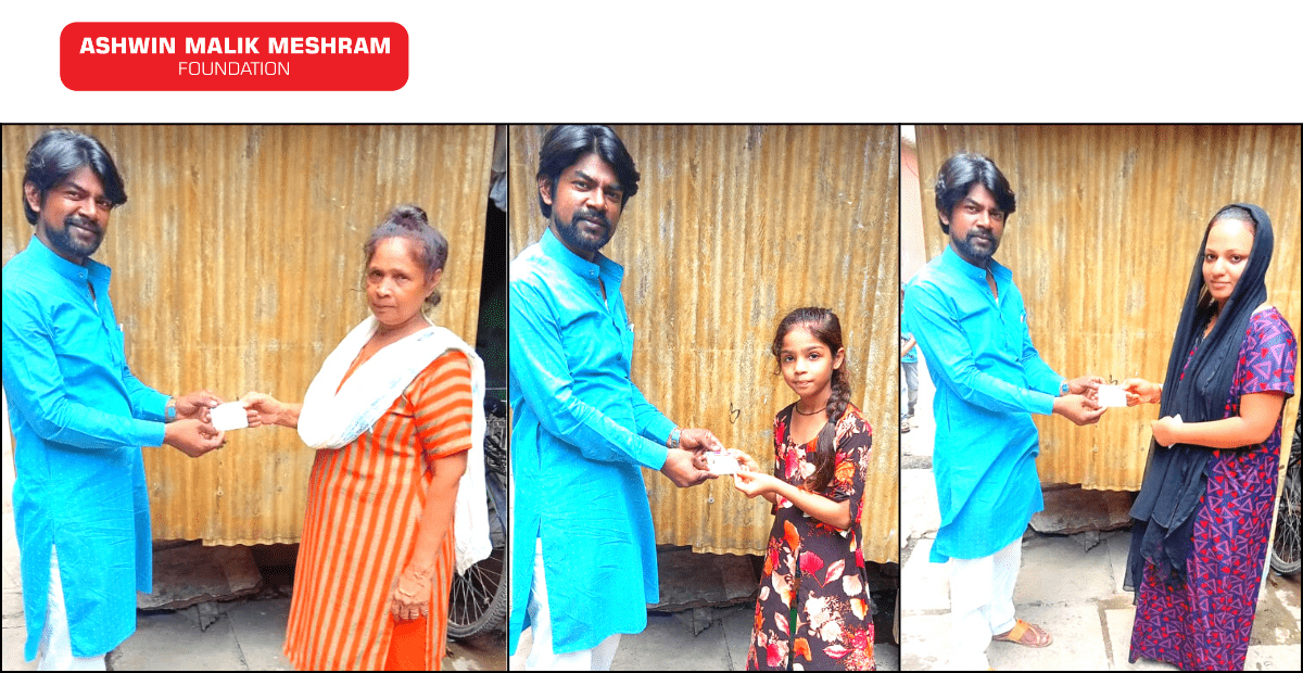 100+ Ayushman Bharat Health Card Distributed by AMMF Volunteers at Jagruti Nagar, Kurla.