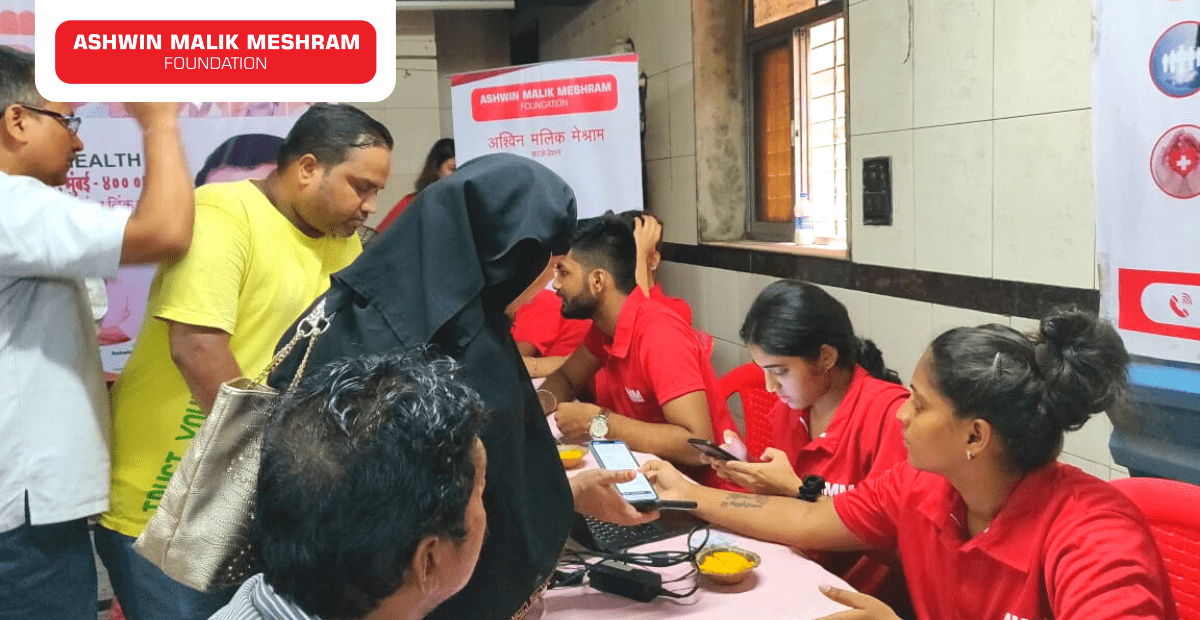 250+ Beneficiaries were registered in the ABHA Card camp conducted by AMM Foundation at Chembur.