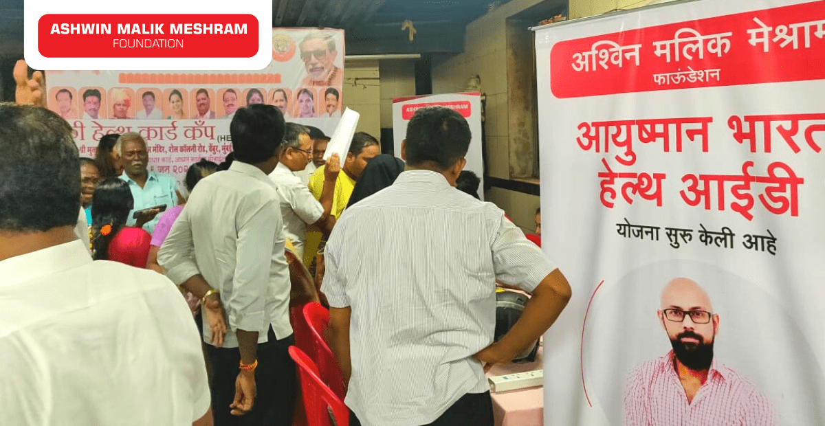 250+ Beneficiaries were registered in the ABHA Card camp conducted by AMM Foundation at Chembur.