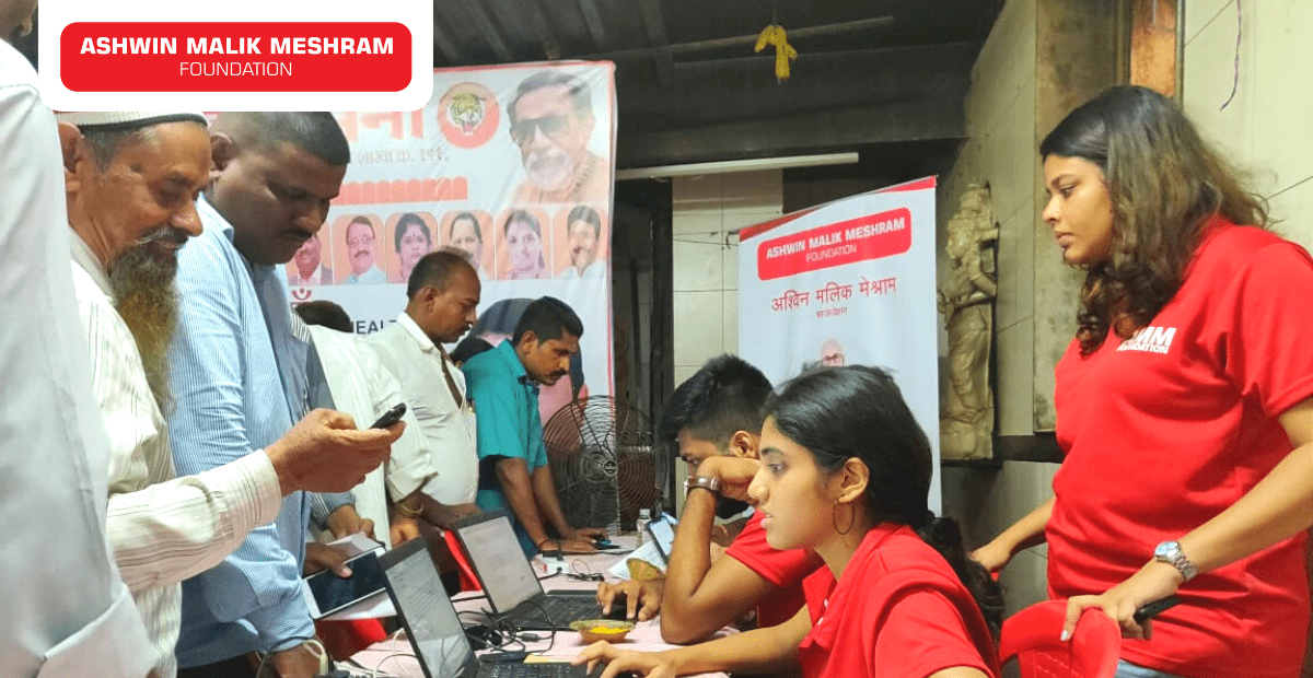 250+ Beneficiaries were registered in the ABHA Card camp conducted by AMM Foundation at Chembur.