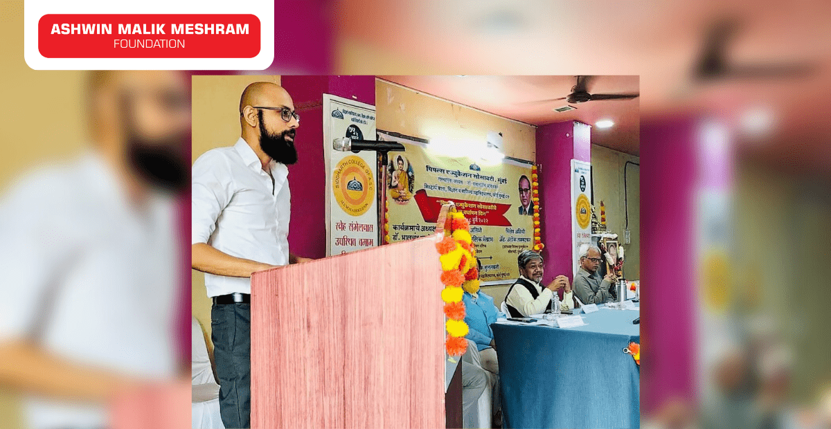 On the 77th Foundation Day of People’s Education Society, Our Chairman, Mr. Ashwin Malik Meshram was invited as the Chief Guest at Siddharth College.