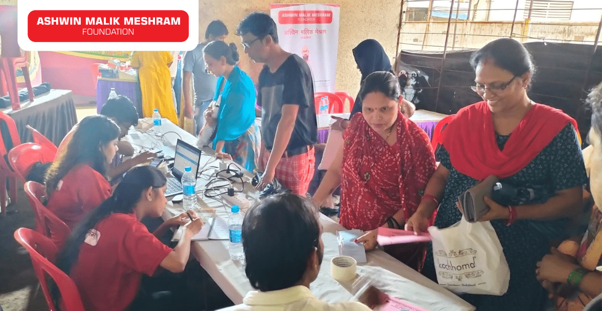 Ayushman Bharat Health Card Camp Conducted at Chembur by AMM Foundation.