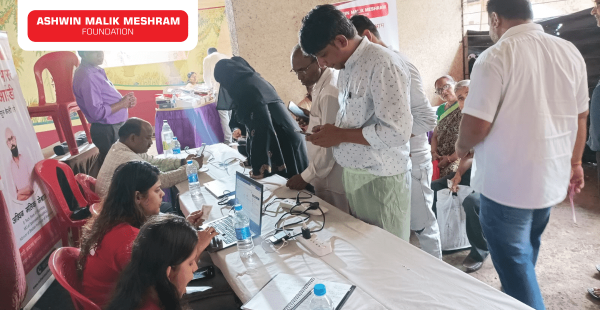 Ayushman Bharat Health Card Camp Conducted at Chembur by AMM Foundation.