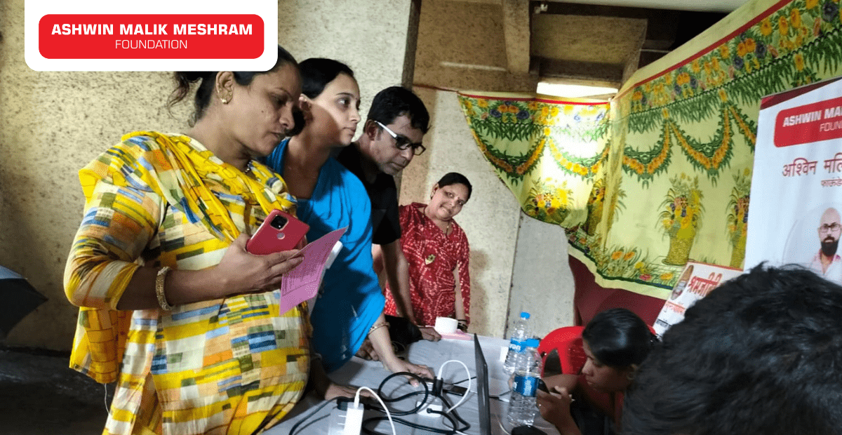 Ayushman Bharat Health Card Camp Conducted at Chembur by AMM Foundation.
