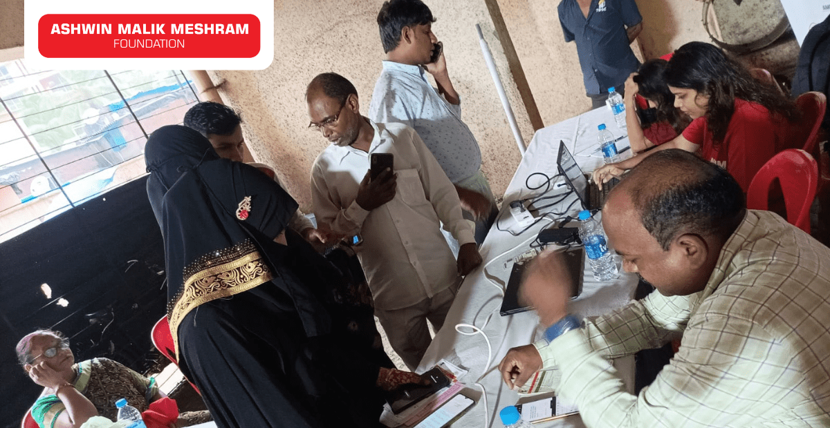 Ayushman Bharat Health Card Camp Conducted at Chembur by AMM Foundation.