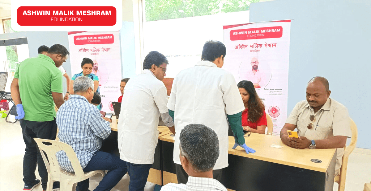 Ashwin Malik Meshram Foundation conducted an Ayushman Bharat Health ID Camp for students, teachers as well as non- teaching staff of IIT Bombay.
