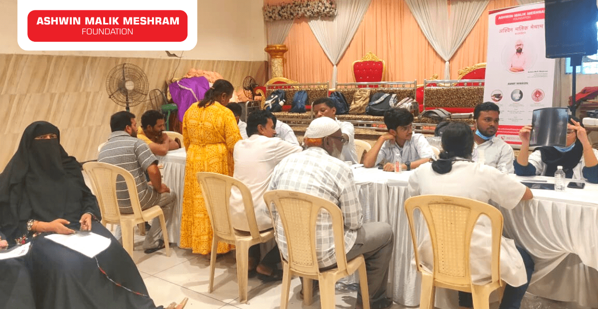 Ashwin Malik Meshram Foundation conducted a Free Medical Check-up Camp along with Aayushman Bharat Health ID Camp at Sewri, Wadala.