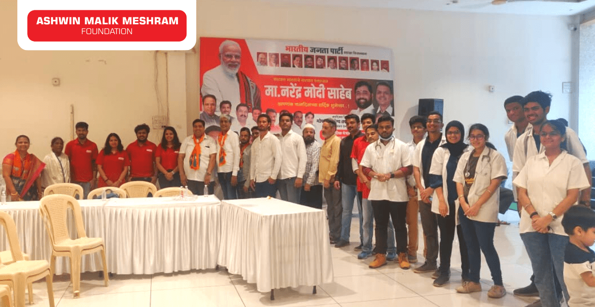 Ashwin Malik Meshram Foundation conducted a Free Medical Check-up Camp along with Aayushman Bharat Health ID Camp at Sewri, Wadala.