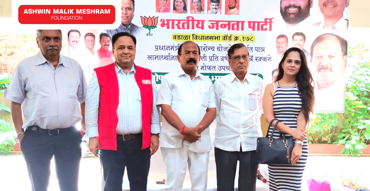 1200+ beneficiaries benefited from Free Medical Check-up Camp along with Ayushman Bharat Health ID Camp organised by Ashwin Malik Meshram Foundation in association with BJP MLA Kalidas Kolambkar.