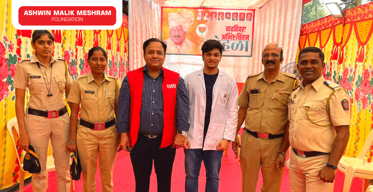 1500+ people benefited from Free Medical Checkup Camp along with Ayushman Bharat Health ID Camp conducted at Wadala by AMM Foundation.