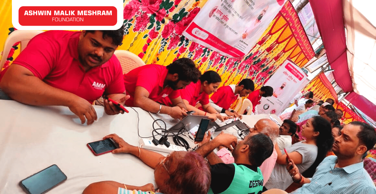 1500+ people benefited from Free Medical Checkup Camp along with Ayushman Bharat Health ID Camp conducted at Wadala by AMM Foundation.
