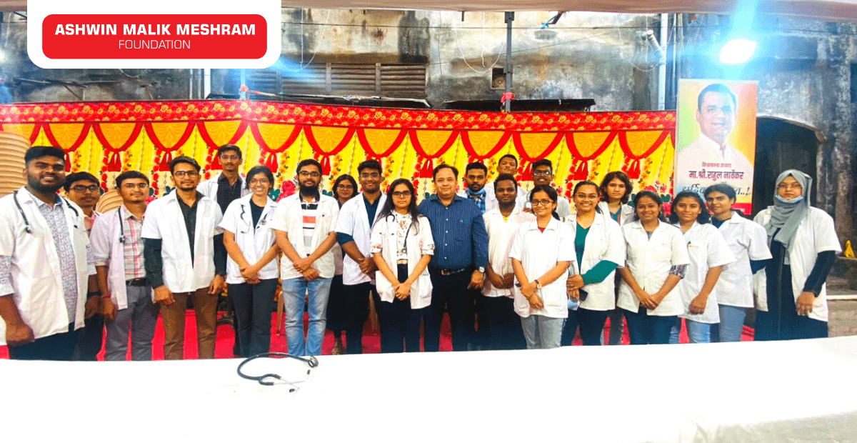 1500+ people benefited from Free Medical Checkup Camp along with Ayushman Bharat Health ID Camp conducted at Wadala by AMM Foundation.