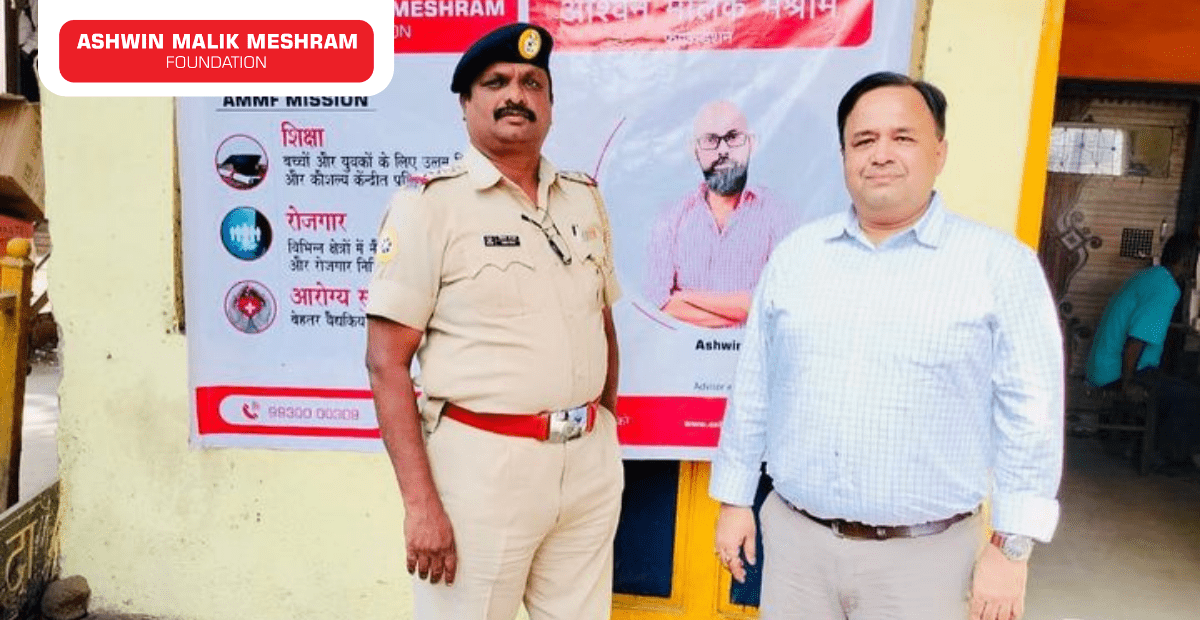 AMM Foundation conducted a Free Eye Check-Up Camp along with Health ID Card Camp for Traffic Police Officers of Mumbai Division.