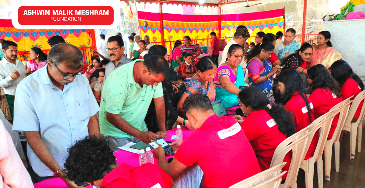 500+ Beneficiaries registered in the ABHA Card Camp conducted by AMM Foundation in association with Mr. Kalidas Kolambkar at Bhoiwada, Parel.