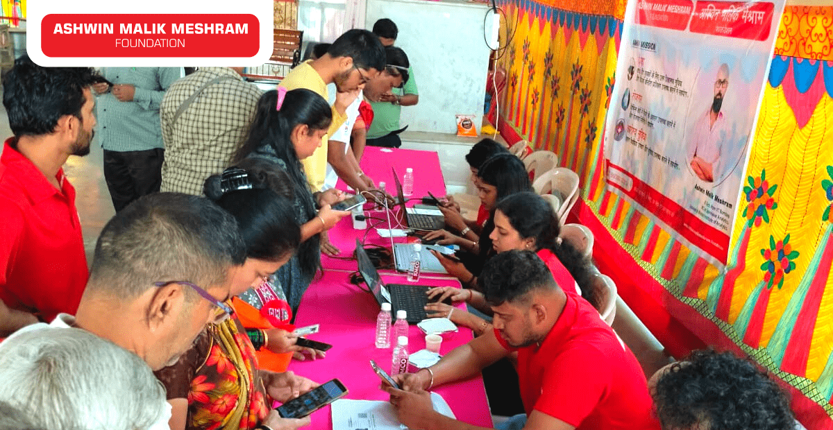500+ Beneficiaries registered in the ABHA Card Camp conducted by AMM Foundation in association with Mr. Kalidas Kolambkar at Bhoiwada, Parel.