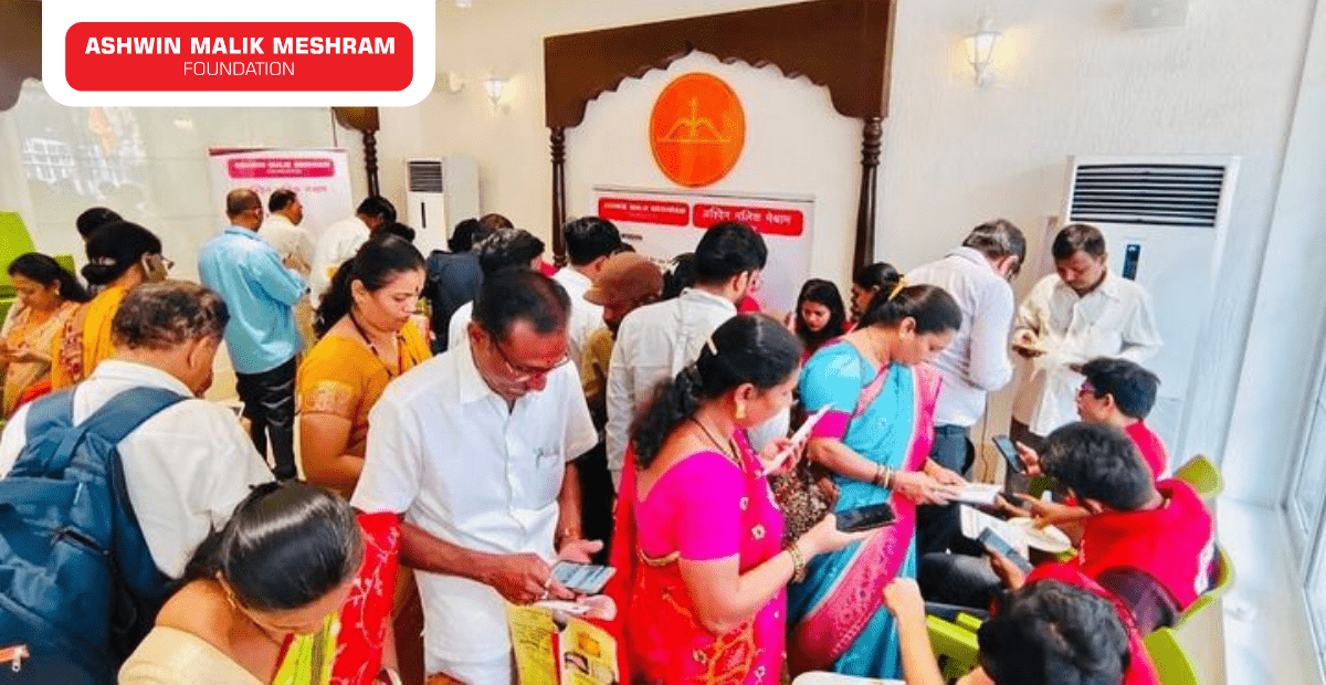 300+ Beneficiaries registered in Health ID Camp conducted by Ashwin Malik Meshram Foundation at Nariman Point.