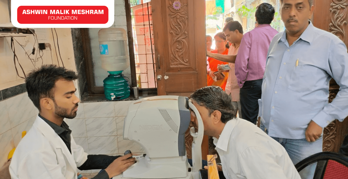 300+ BENEFICIARIES REGISTERED IN THE ABHA CARD CAMP ALONG WITH EYE CHECK-UP CAMP CONDUCTED AT ANDHERI EAST.