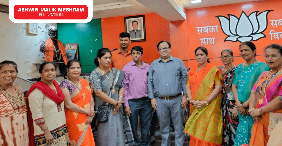 300+ BENEFICIARIES REGISTERED IN THE ABHA CARD CAMP ALONG WITH EYE CHECK-UP CAMP CONDUCTED AT ANDHERI EAST.