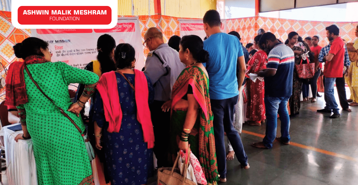 Ashwin Malik Meshram Foundation in association with BJP MLA Mr. Kalidas  Kolambkar conducted an Ayushman Bharat Health ID Camp at Bhoiwada.