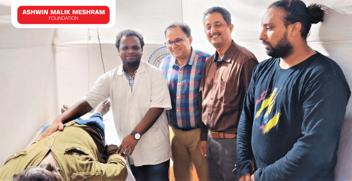 Medical Health Checkup Camp along with Ayushman Bharat Health Card Camp Conducted by AMM Foundation at Tatya Tope nagar, Goregaon west.