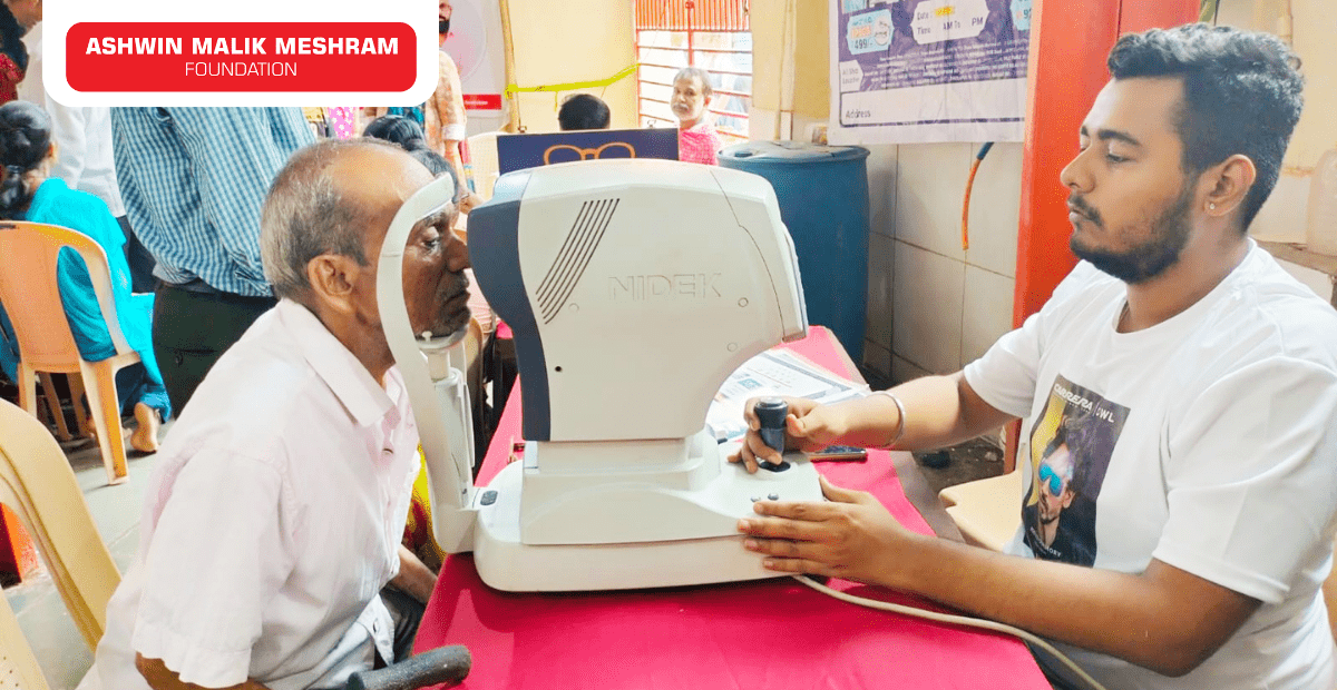 Ayushman Bharat Health ID Camp along with Eye Check-Up Camp conducted by AMM Foundation at Marol.