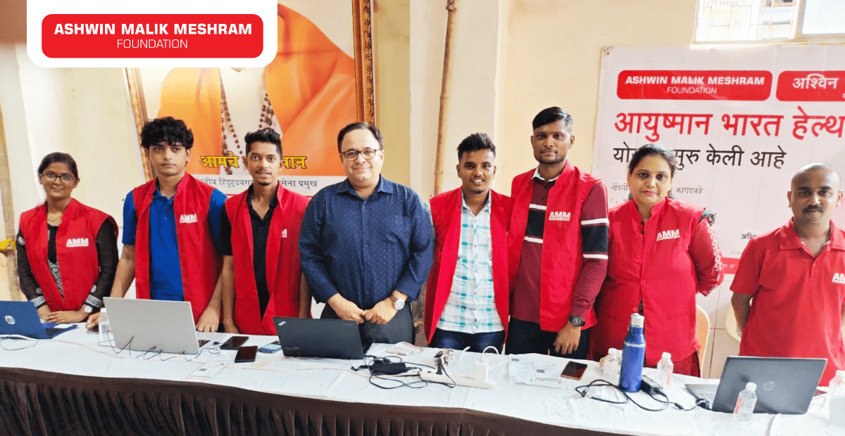 Ayushman Bharat Health ID Camp along with Eye Check-Up Camp conducted by AMM Foundation at Marol.